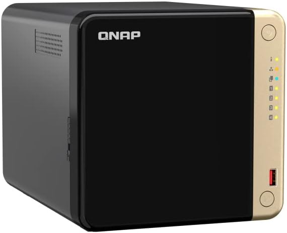 QNAP TS-464 (4G) 4 Bay NAS (Intel® Celeron® N5095 Quad-Core Prozessor Burst bis zu 2,9 GHz, 2,5GbE)