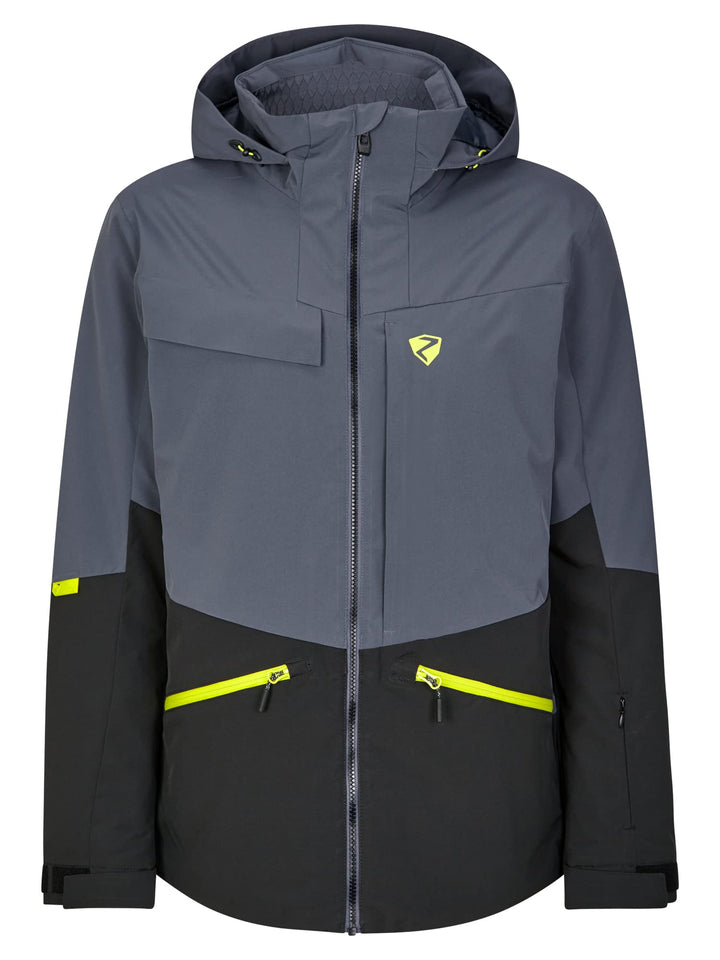 Ziener Herren Tarpu Ski-Jacke/Winter-Jacke | warm, wasserdicht, PFC frei (1er Pack) 48 ombre, 48 omb