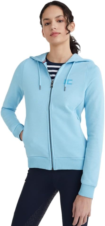 Tommy Hilfiger Sweatjacke Style Damen Gr. S Hellblau