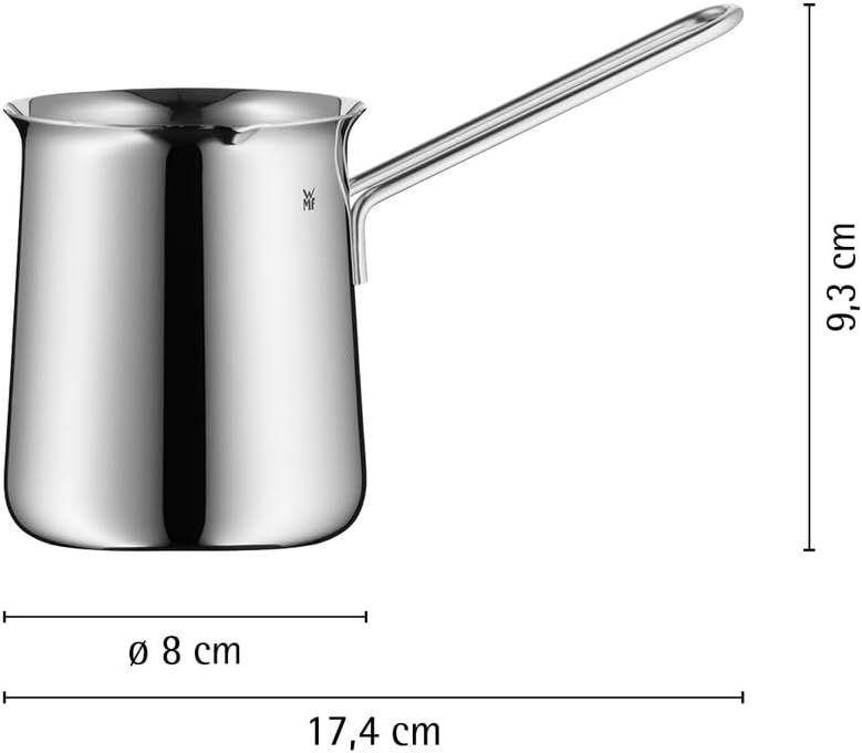 WMF Gourmet Mokkakännchen 340 ml, Mokkakanne für 6 Tassen geeignet, Cromargan Edelstahl poliert, spü