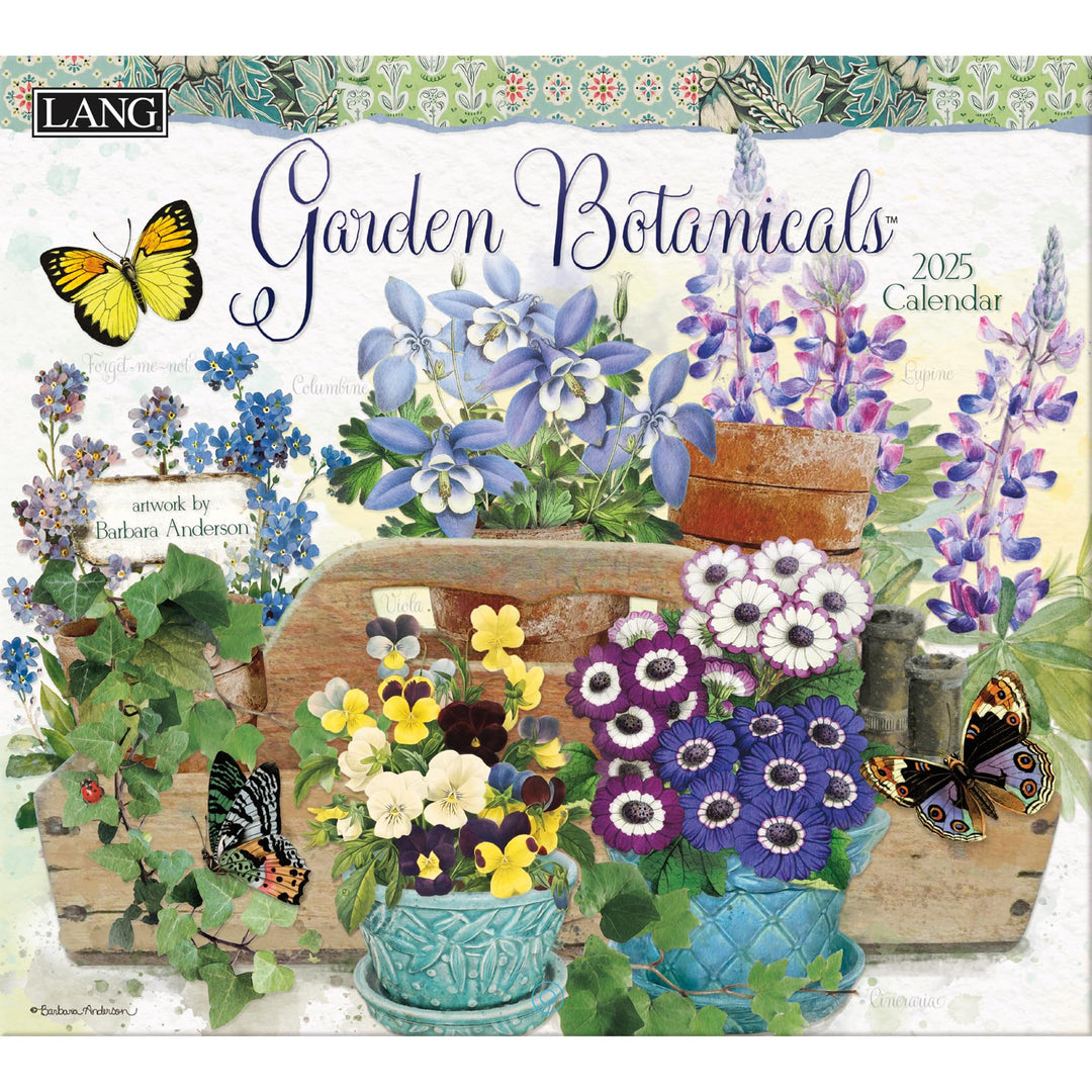 LANG Garden Botanicals 2025 Wandkalender (25991002014), 2025