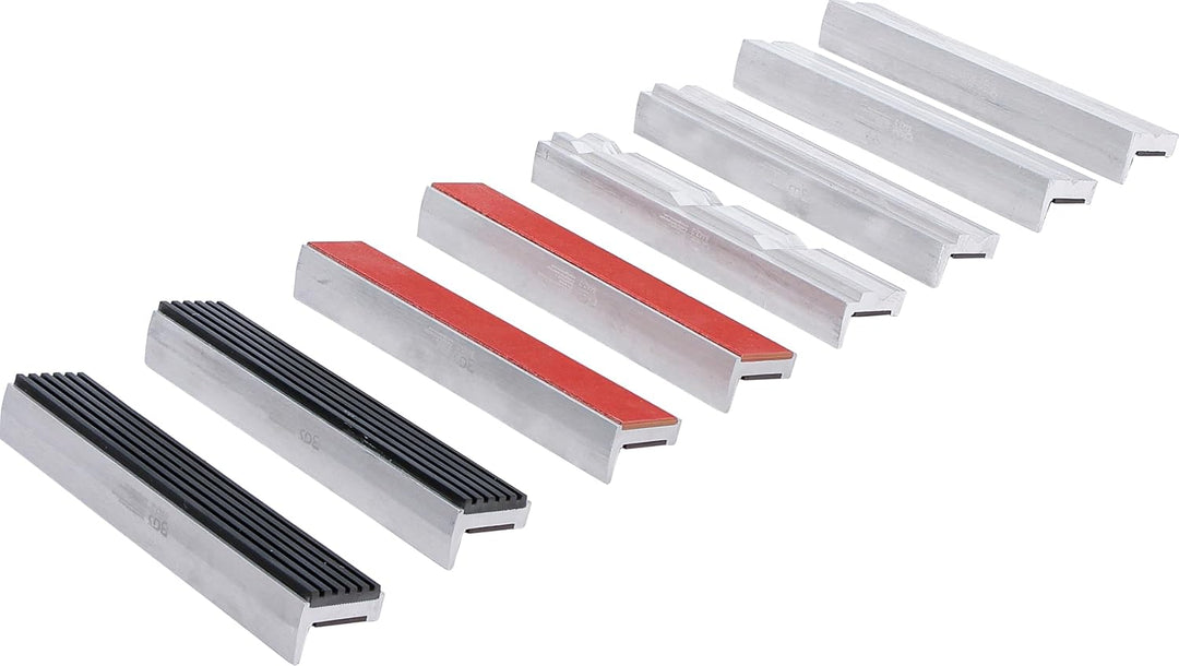 BGS 8442-2 | Schraubstock-Schutzbacken-Satz | 8-tlg. | Aluminium | 150 mm | mit Magnet | Alu | Schon