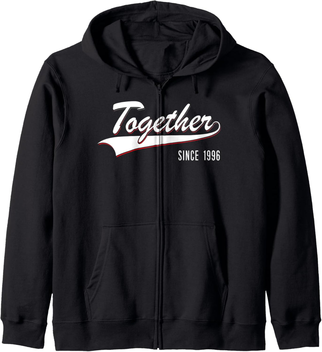 26. Hochzeitstag, Paar, Geschenk für Paare seit 1996 Kapuzenjacke