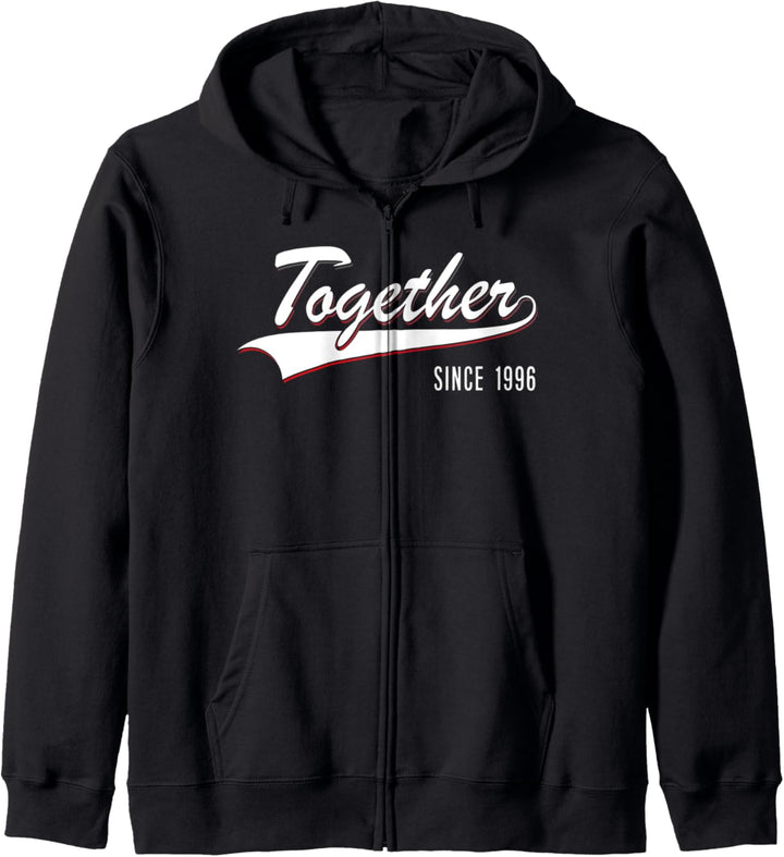 26. Hochzeitstag, Paar, Geschenk für Paare seit 1996 Kapuzenjacke