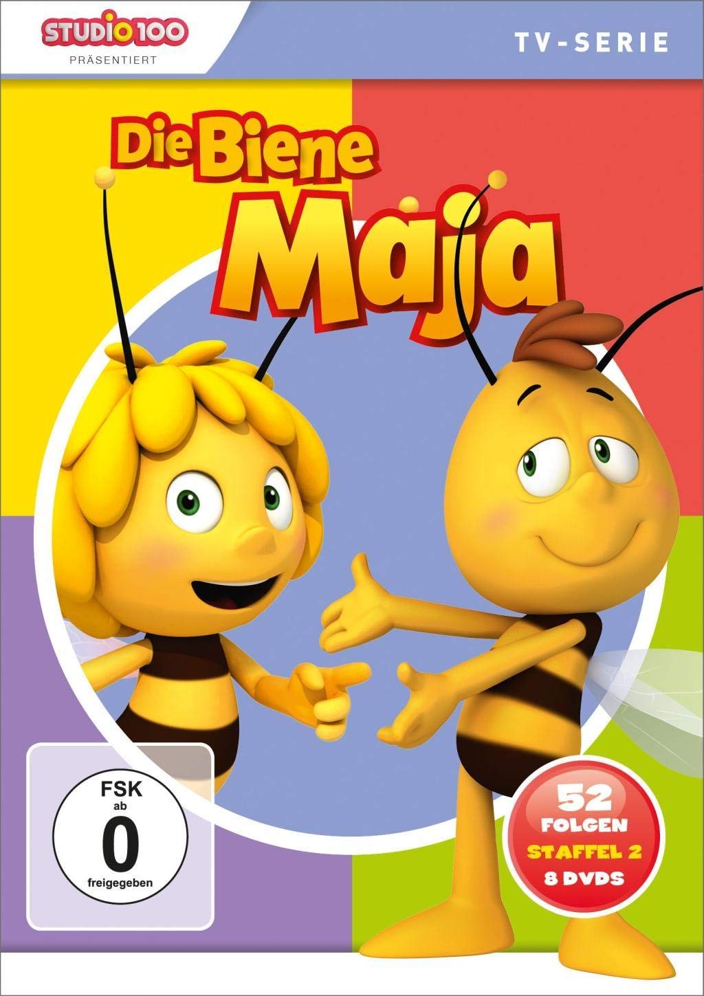 Die Biene Maja - Komplettbox, Staffel 2, 52 Folgen [8 DVDs], DVD