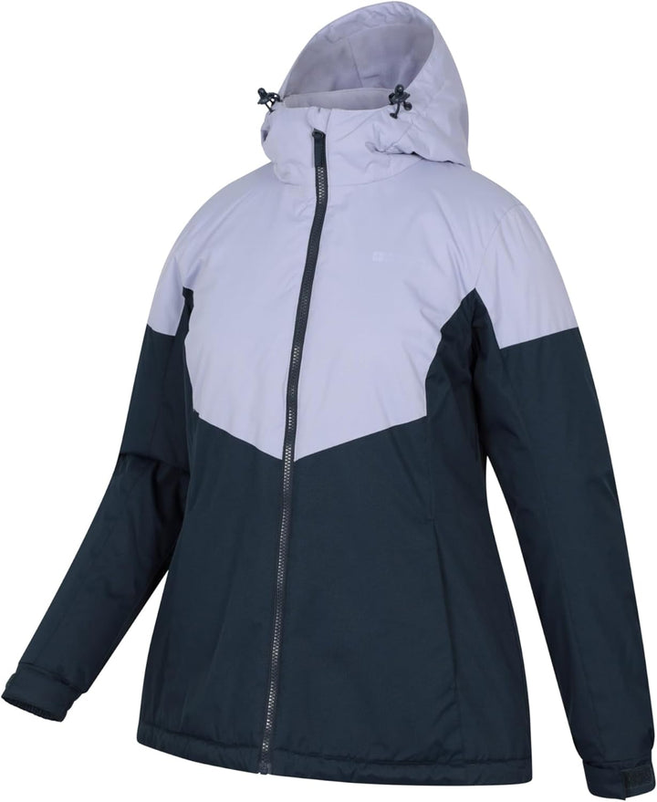 Mountain Warehouse Damenskijacke und -hosenset – Wattierte Isolierung, Schneefang, Reissverschlussta