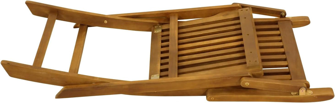 DEGAMO Gartenstuhl Klappstuhl Benita mit Armlehnen, Holz Akazie braun geölt, FSC®-Zertifiziert, Outd