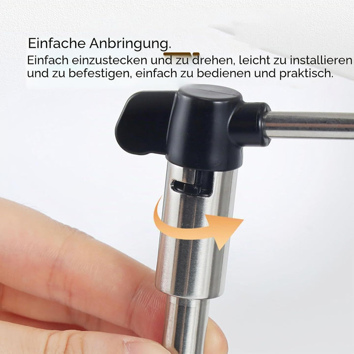 Eujgoov Edelstahl Kaffee Maschine Dampf Ausschütten Düse Dampfstab Spitze Ersatz für EC685
