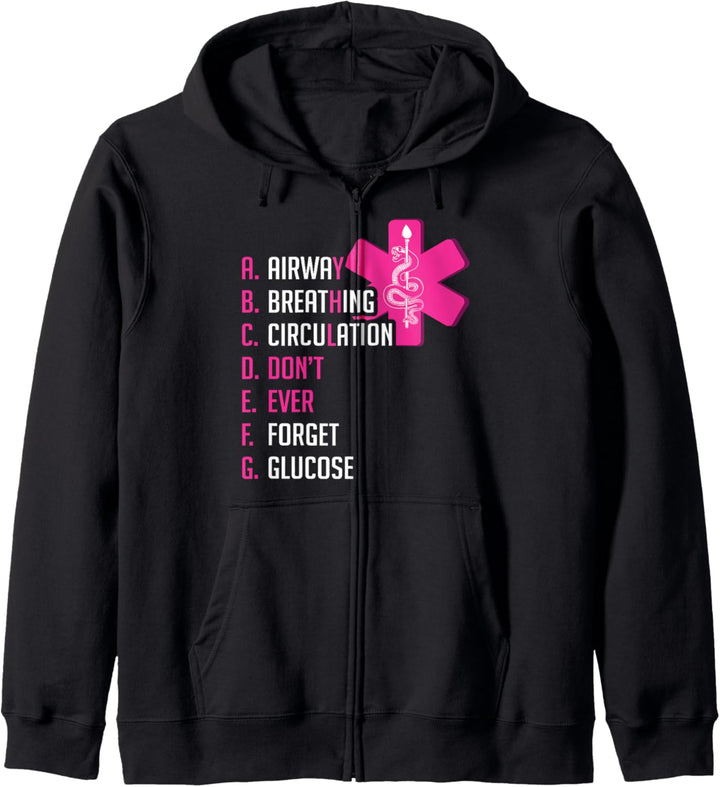 ABC Glucose Ersthelfer oder Medic Kapuzenjacke