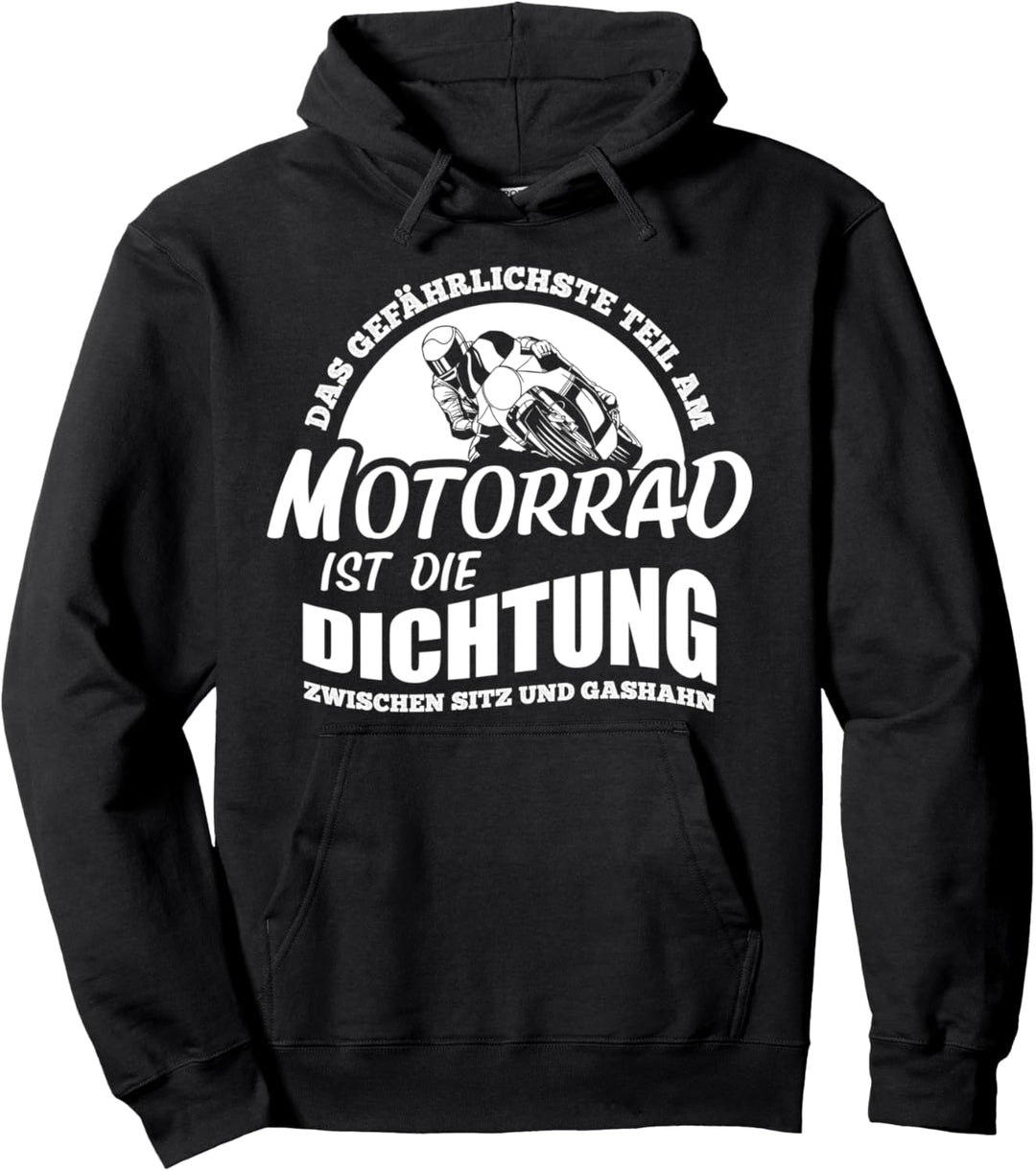 Biker Motorradfahrer Motorrad Motorradfahren Bike Geschenk Pullover Hoodie