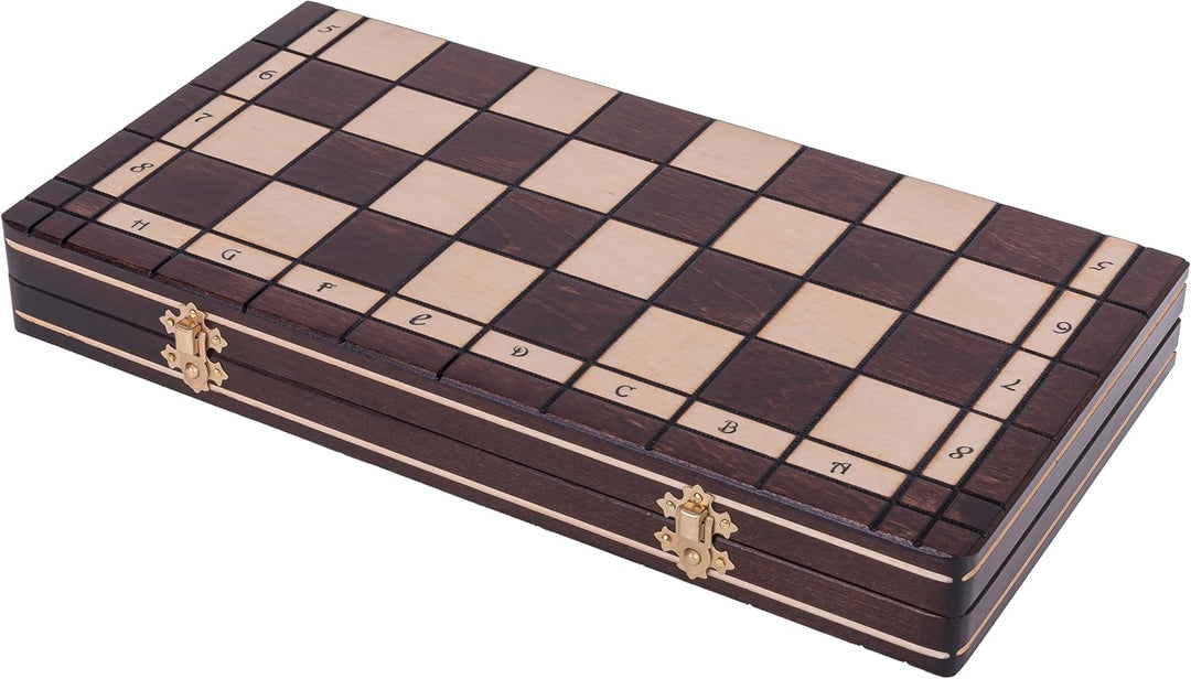 Square - Schach Schachspiel - Sport - 40 x 40 cm - Schachfiguren & Schachbrett aus Holz