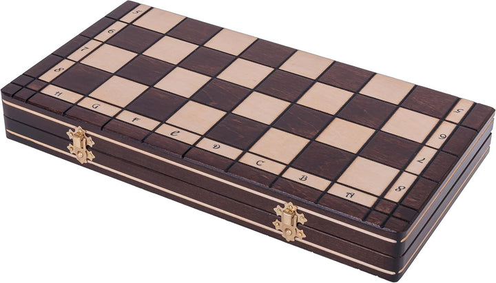Square - Schach Schachspiel - Sport - 40 x 40 cm - Schachfiguren & Schachbrett aus Holz