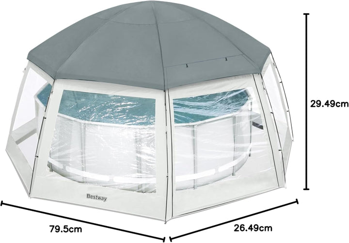Bestway Pavillon für runde Pools, 600 x 295 cm