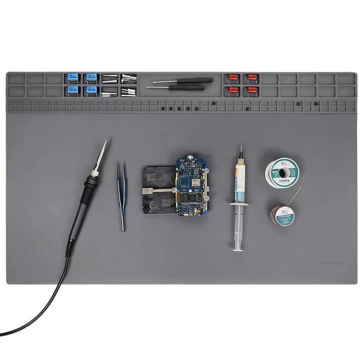 Lötmatte Silikon Antistatische Reparatur Matte Extra Gross 60 * 35cm Lötunterlage Soldering Mat Arbe