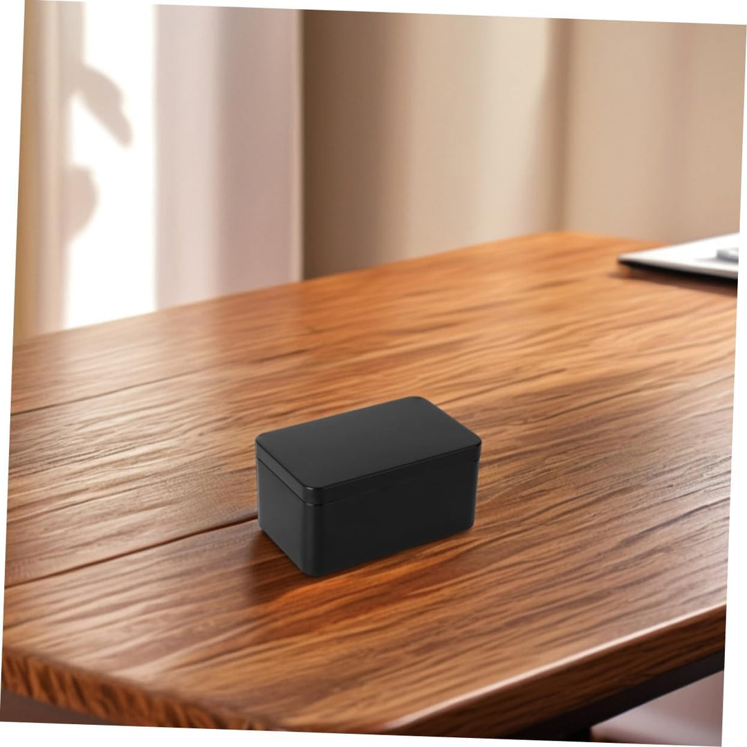 2stücke Kleine Rechteckige Metalldosen Mit Deckel Dekorative Aufbewahrungsbox Für Tee Kekse Und Klei