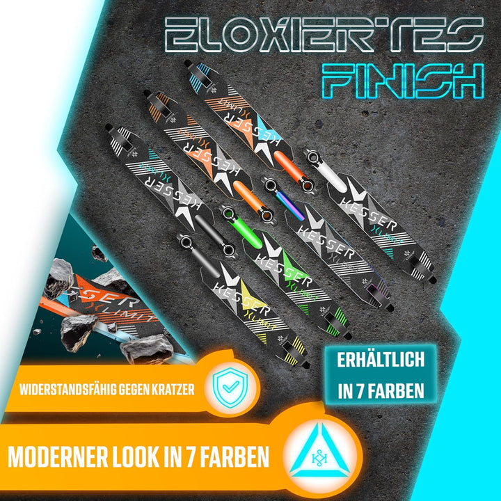 KESSER® Stunt Scooter X-Limit - 360° Lenkung Robuster Funscooter Stuntscooter mit ABEC 9 Kugellagern