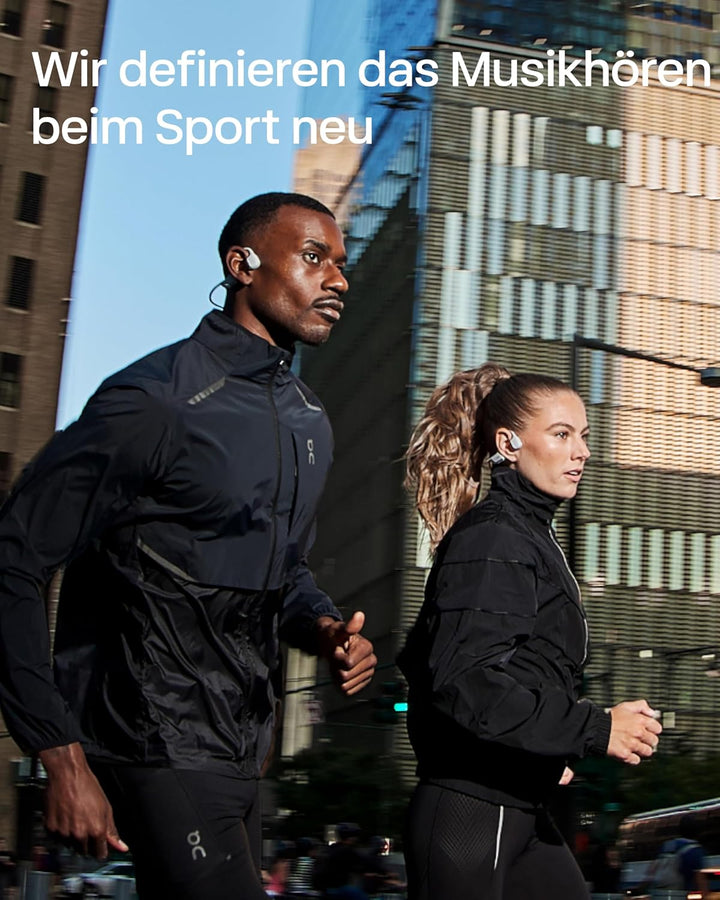 SHOKZ OpenRun Pro 2 Knochenschall Sportkopfhörer, Open-Ear-Ohrhörer mit Bluetooth 5.3, Mikrofon mit