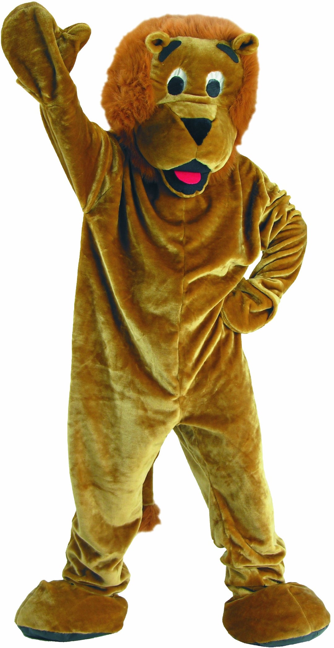 Dress Up America Deluxe Plüsch Brüllender Löwe Maskottchen Kostüm für Kinder Grösse XL 16-18 Jahre (
