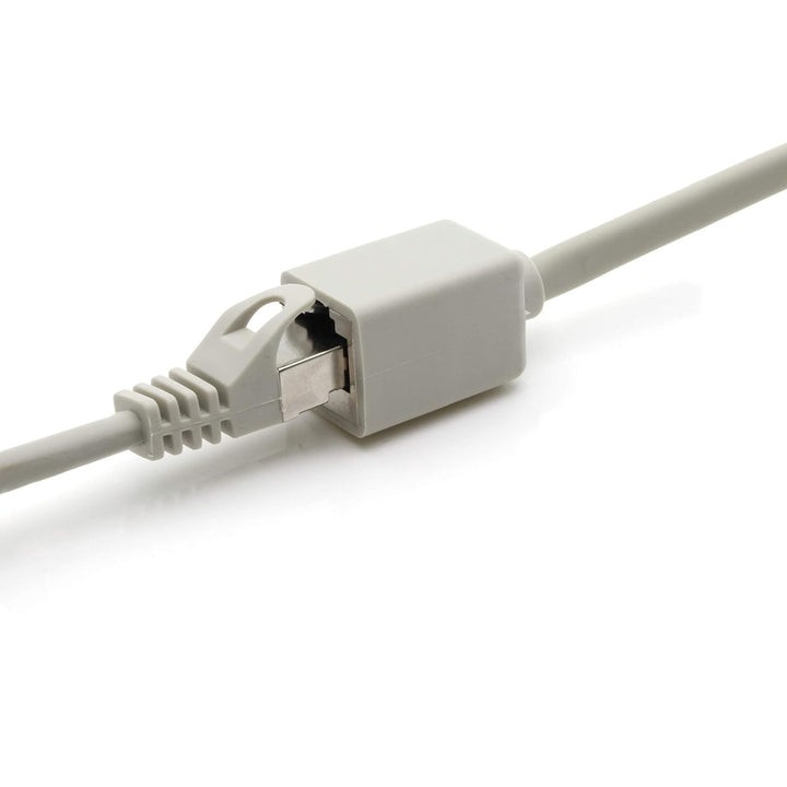 1aTTack.de 618289 CAT7 Cat.7 Verlängerung Adapter - 10m - Ethernetkabel Lankabel Netzwerkkabel 10 Gb