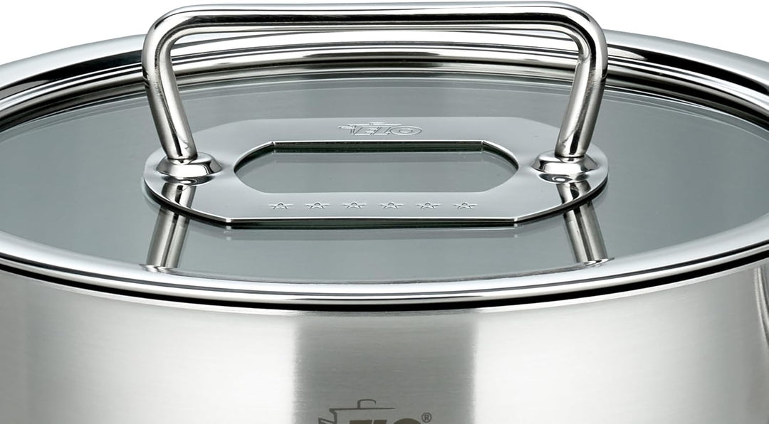ELO Premium Topfset Gourmet Plus 5 tlg., für alle Herdarten geeignet, Edelstahl, integriertes Öl-Dos