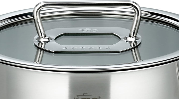 ELO Premium Topfset Gourmet Plus 5 tlg., für alle Herdarten geeignet, Edelstahl, integriertes Öl-Dos