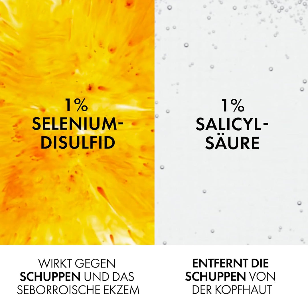 Vichy Dercos Anti-Schuppen Behandlung Shampoo für normales bis fettiges Haar, Nachfüllpackung, 500 m