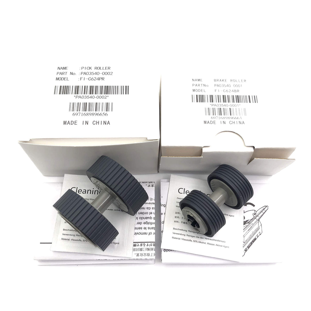 OKLILI PA03540-0001 PA03540-0002 Scheibenbremse Roller + Pick Roller Pickup Roller kompatibel mit Fu