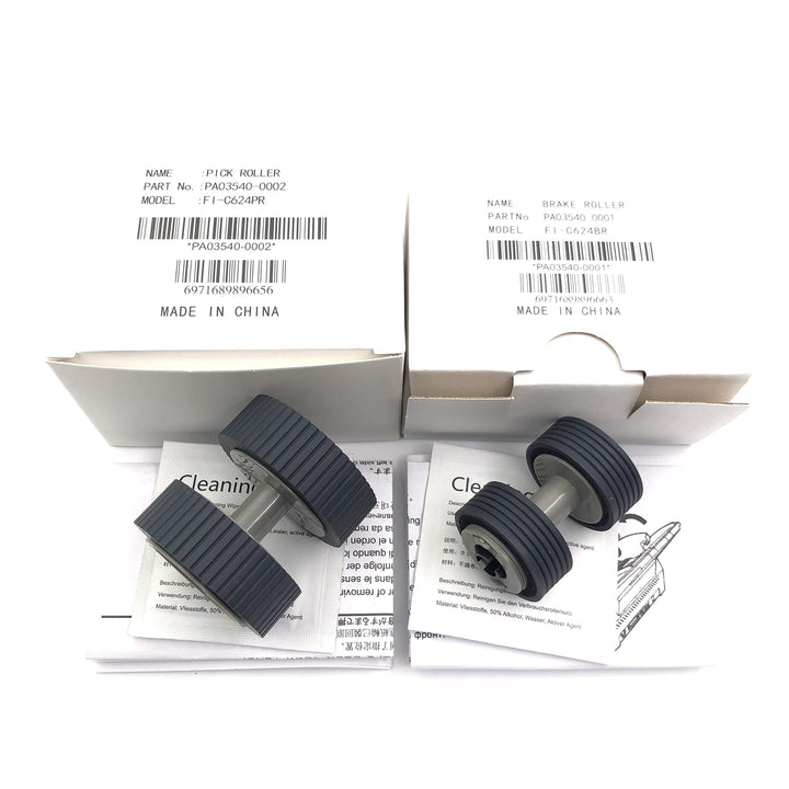 OKLILI PA03540-0001 PA03540-0002 Scheibenbremse Roller + Pick Roller Pickup Roller kompatibel mit Fu