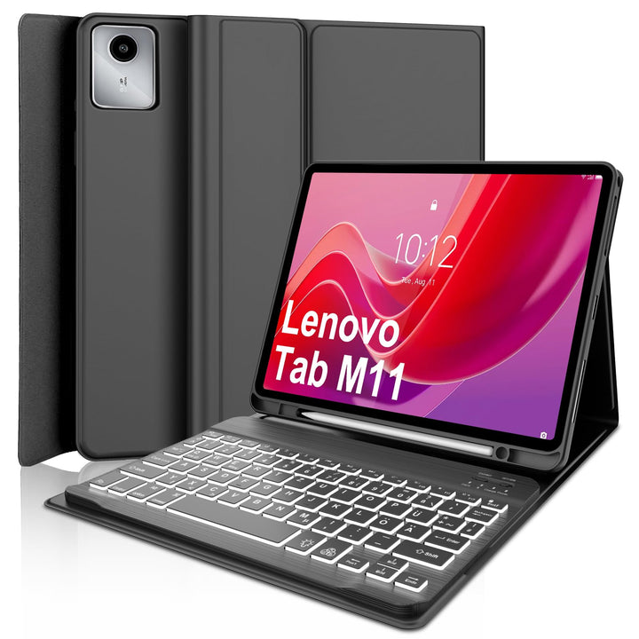 WINCHKING Tastatur Hülle für Lenovo Tab M11 11 Zoll 2024, Tastatur für Lenovo Tab M11 Tablet, 7 Farb