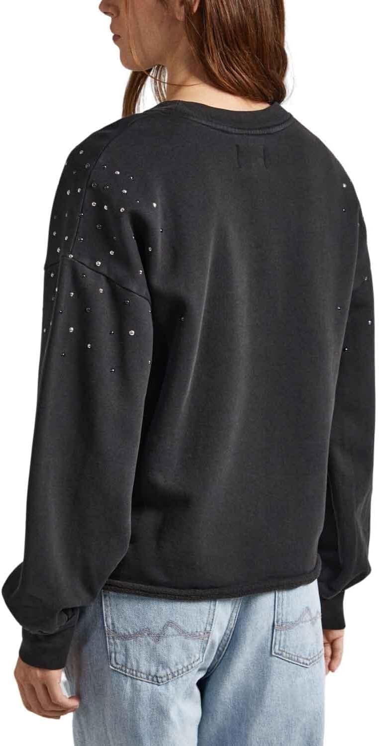 Pepe Jeans Herren Caroline Sweatshirt S Schwarz (Black), S Schwarz (Black)