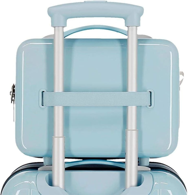 Disney Minnie My happy place Blau Anpassbarer Kulturbeutel 29x21x15 cm Starres ABS 9.14L 0.6 kg Kult