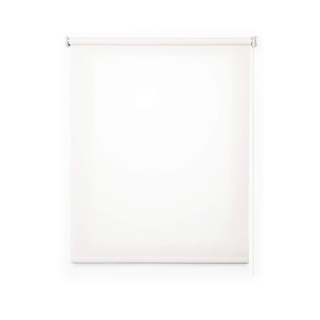 STORESDECO Lichtdurchlässig Rollo, Glatt, Rollo für Fenster und Türen | Weiss, 80 cm x 180 cm 80 cm