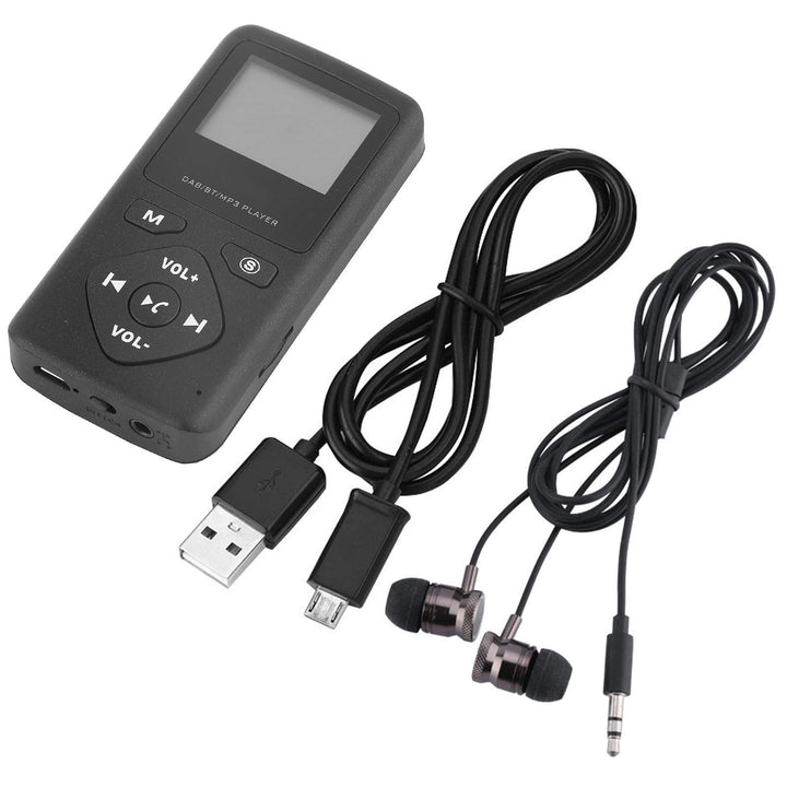 Elprico Tragbares Radio -Radio, DAB DAB+ Taschenradio mit LCD-Bildschirm, Bluetooth-MP3-Player mit K