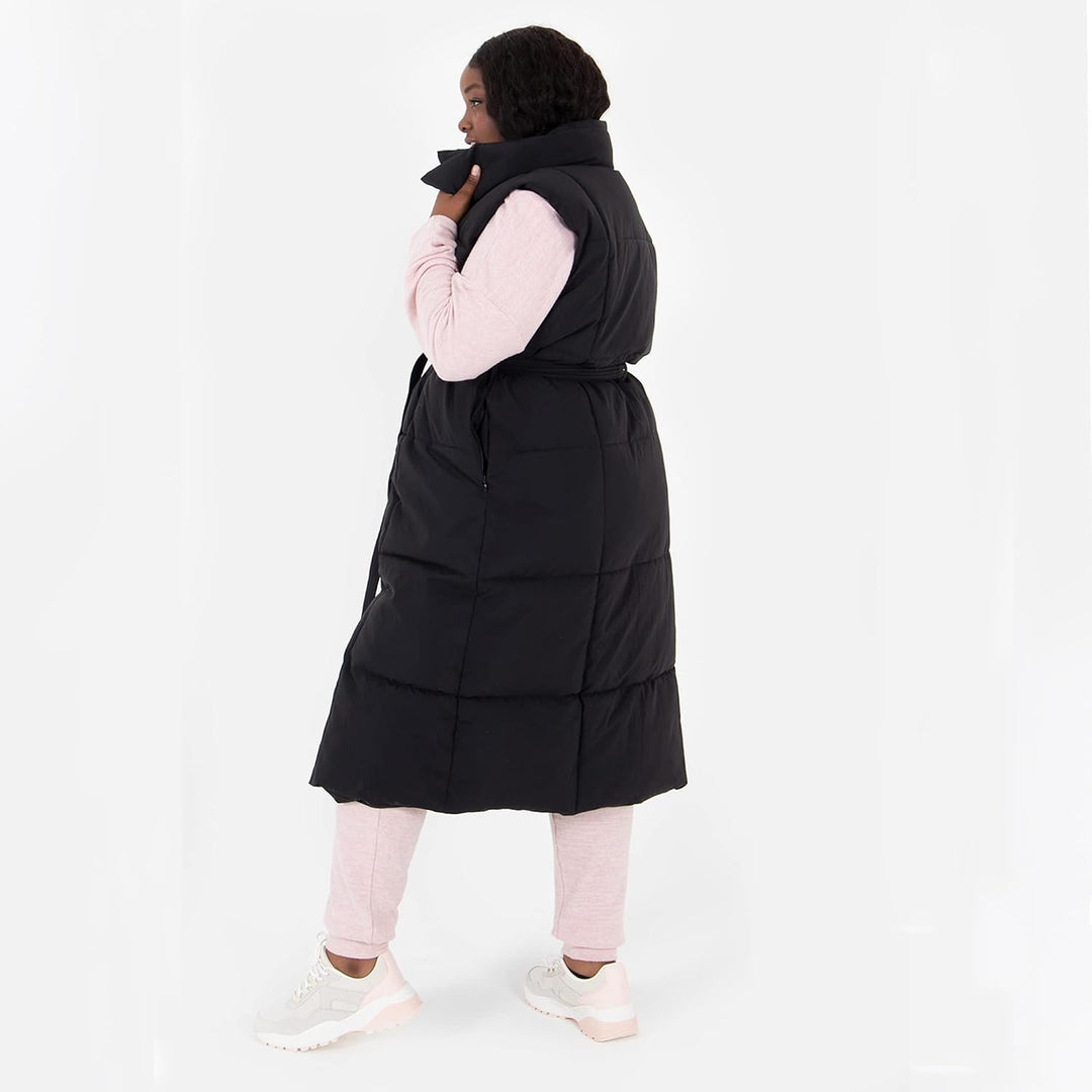 Lovedrobe Damen Ladies Womens Gilet Sleeveless Winter Jacket Coat Long Quilted Body Warmer Plus Size