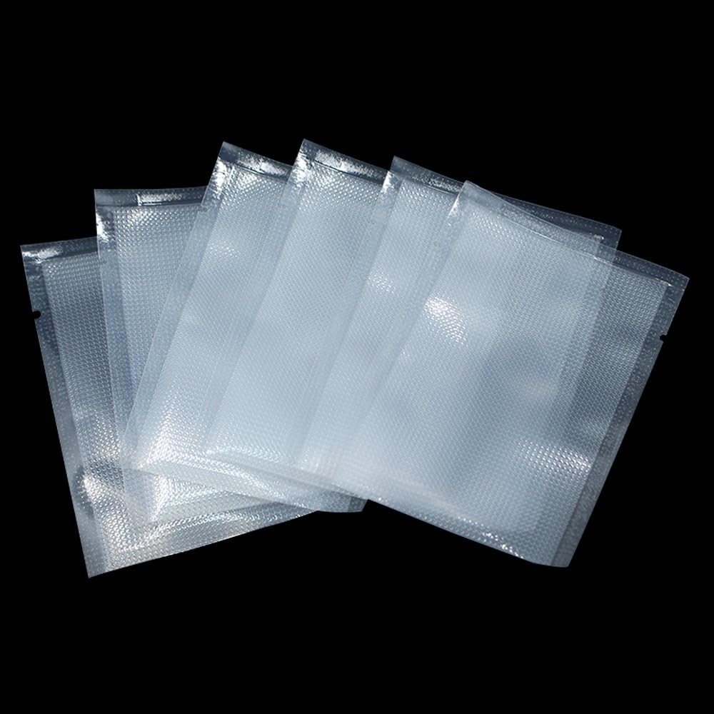 100 Stücke Poly Plastik Verpacken Taschen Öffnen Sie Oberseite Heisssiegel Vakuum Beutel Nylon Kunst
