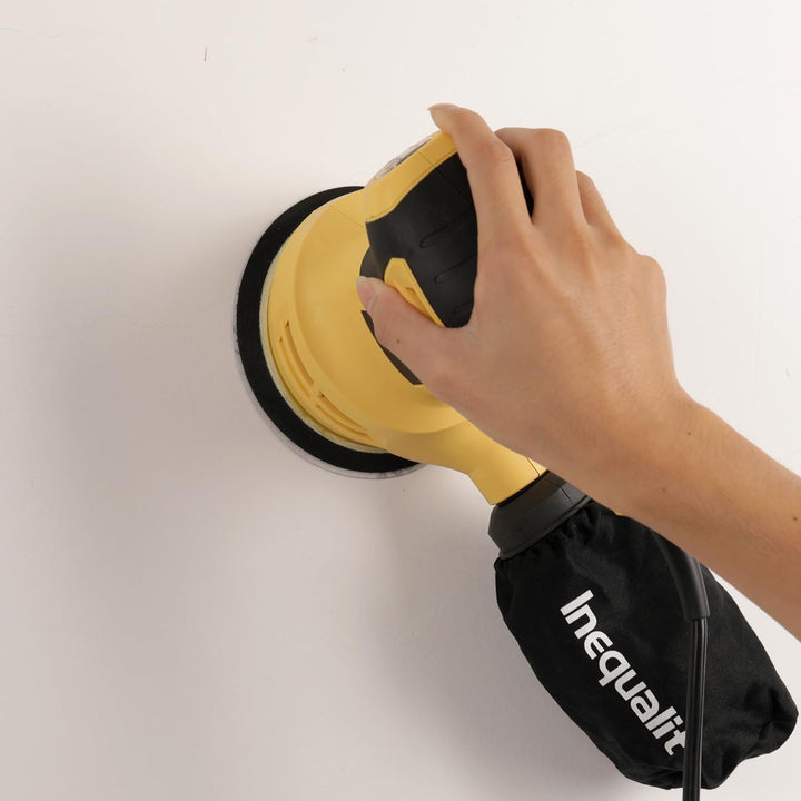 Exzenterschleifer 280W – 6-stufige Geschwindigkeit (6000–13000 U/min), Staubabsaugung, 15× 125-mm Sc