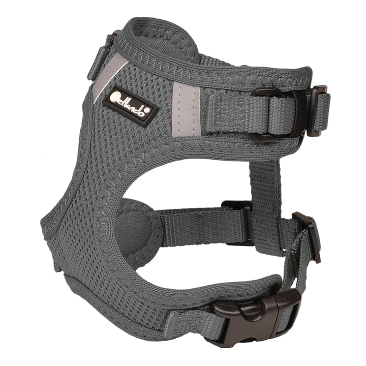 Petlando Hundegeschirr Mesh Vest, leichtes Brustgeschirr aus weichem Mesh & Nylon, stufenlos verstel