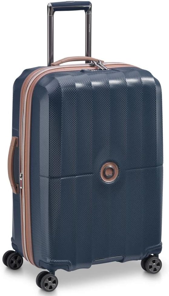 DELSEY Paris ST TROPEZ ERW 4 DOPPELROLLEN TROLLEY 67 CM M Bleu Marine, M Bleu Marine