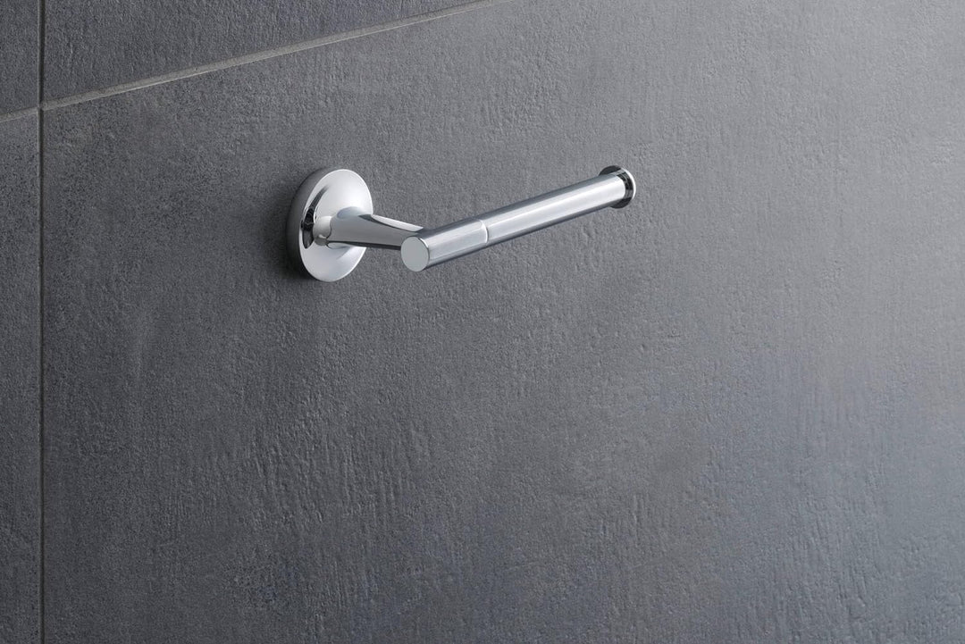 Duravit Papierrollenhalter Starck T, für 1 Rolle, Wandmontage, Chrom ohne Deckel für 1 Rolle Chrom,