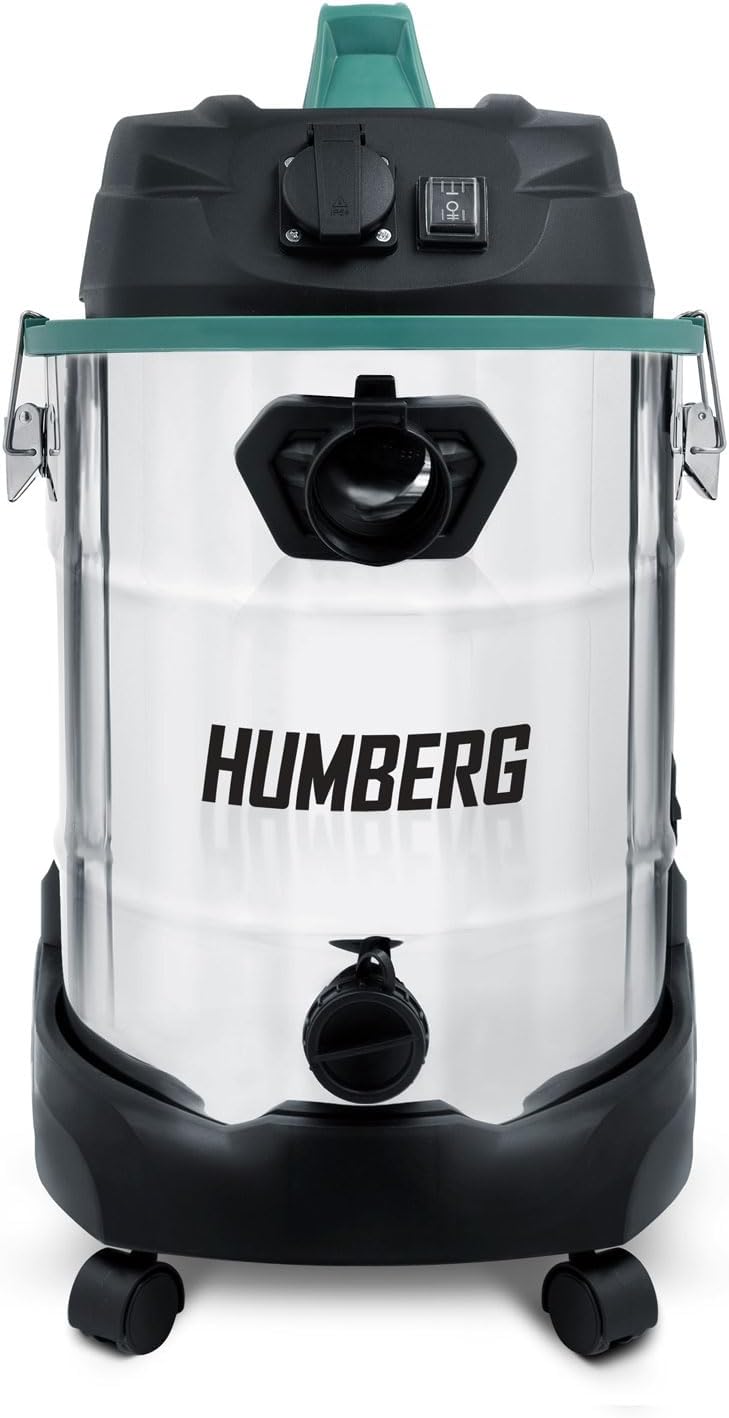 Humberg Multifunktionaler Industriestaubsauger 30L 1600W für Ascheschutt Metall -Elektrowerkzeugstec