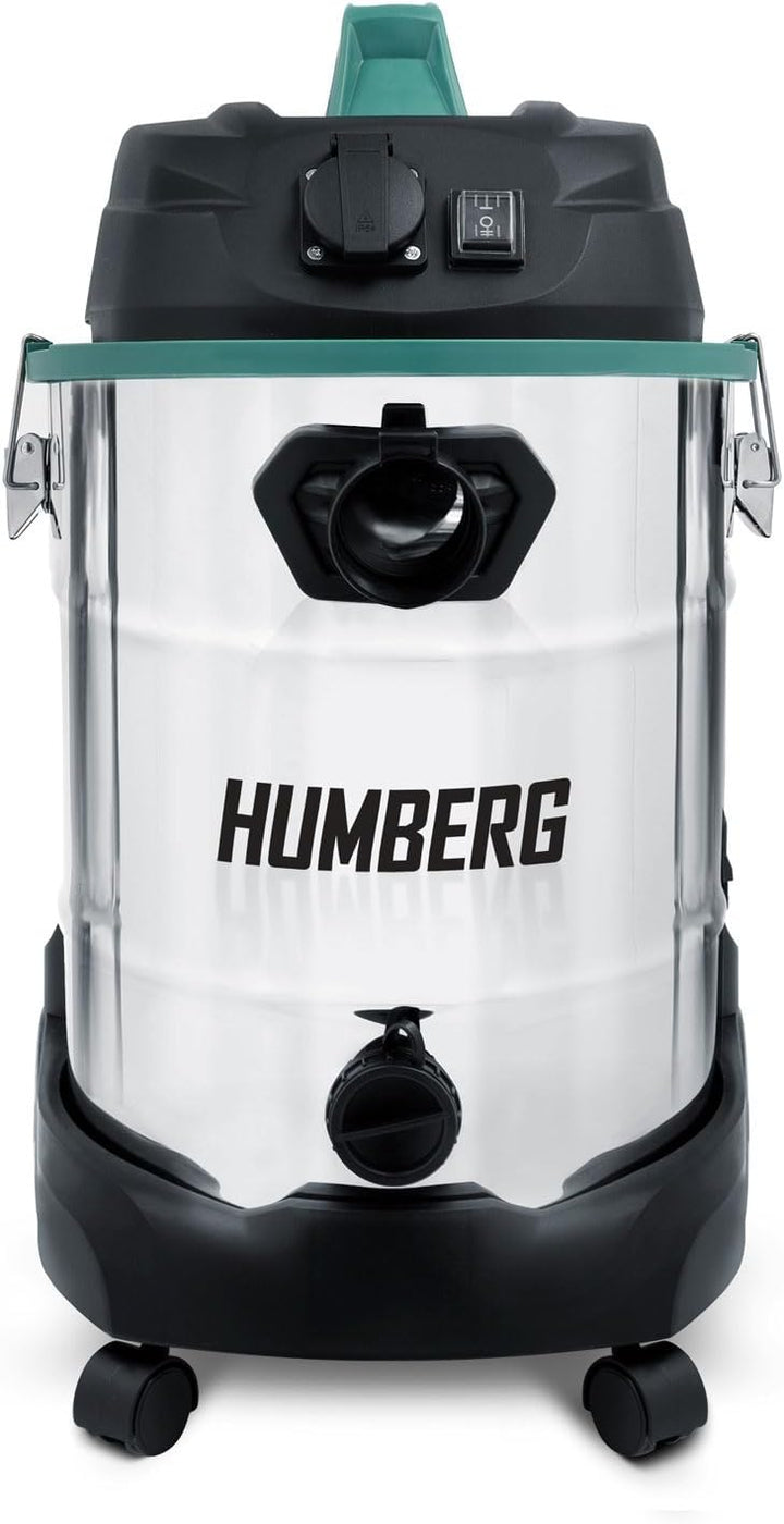 Humberg Multifunktionaler Industriestaubsauger 30L 1600W für Ascheschutt Metall -Elektrowerkzeugstec