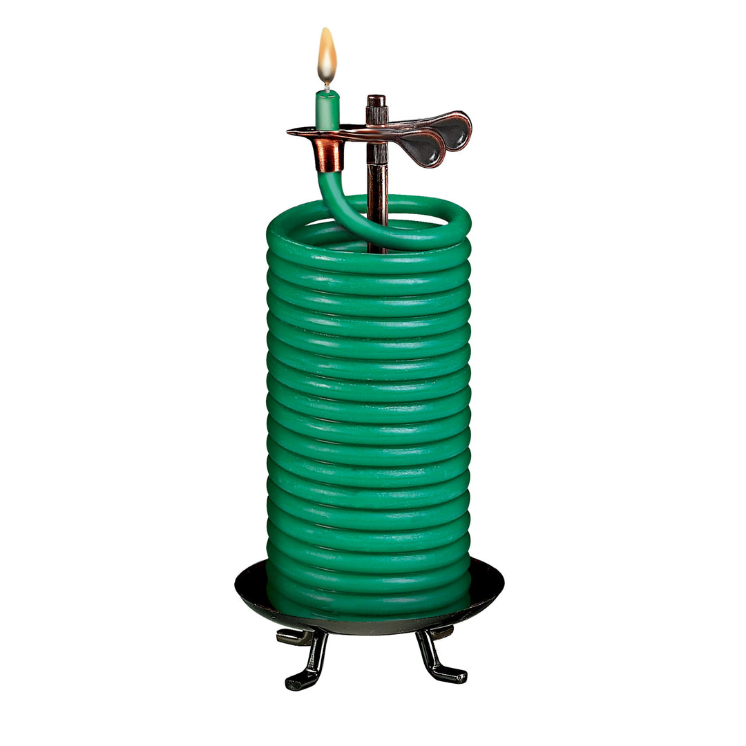 Candle by the Hour Bienenwachskerzen, Metall, Grün, Candle, Green, Candle, Green