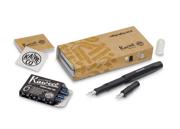 Kaweco 10000812 CALLIGRAPHY Set Black"S" schwarz 15cm, schwarz