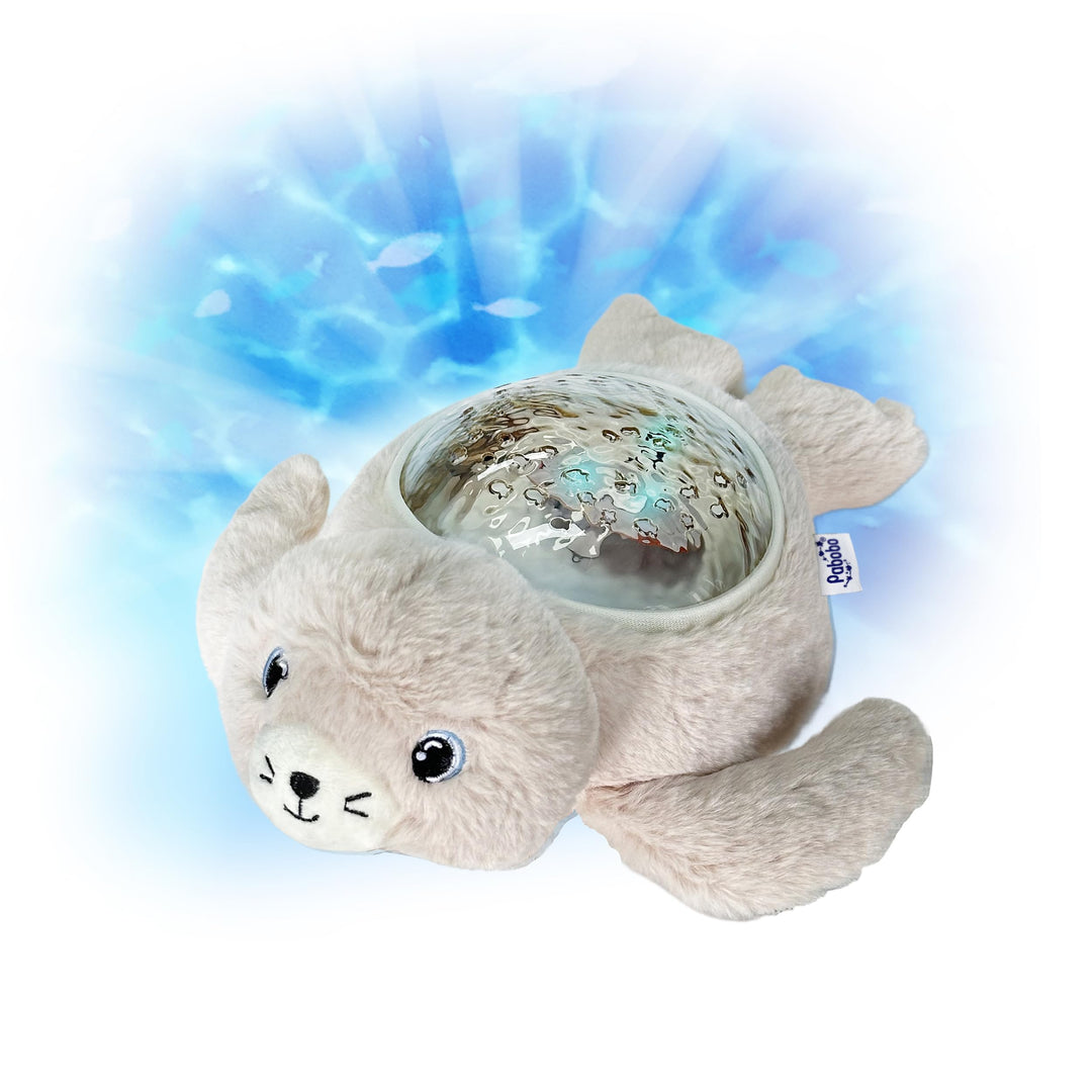 Pabobo - Nachtlicht Robbenprojektor Aqua Dream | Animierte Unterwasserprojektionen | beruhigende Ger