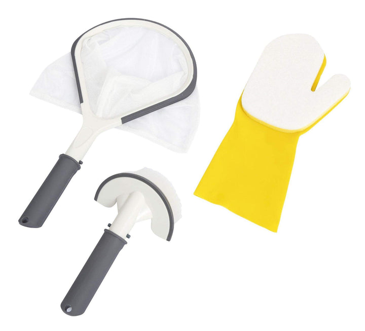 Lay-Z-Spa Hot Tub All in 1 Cleaning Tool Set 1 Weissblau, 1 Weissblau
