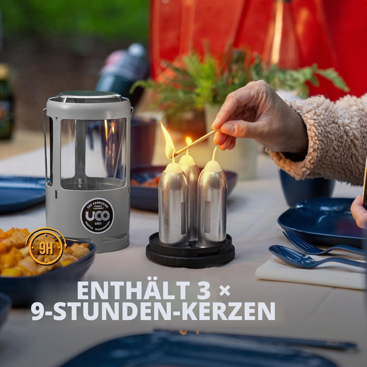 UCO Alu Poliert Candlelier, 642000 Schwarz, Schwarz
