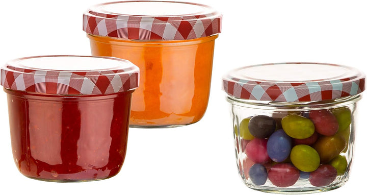 BigDean 24x Marmeladengläser 230ml Mini Einmachgläser TO 82