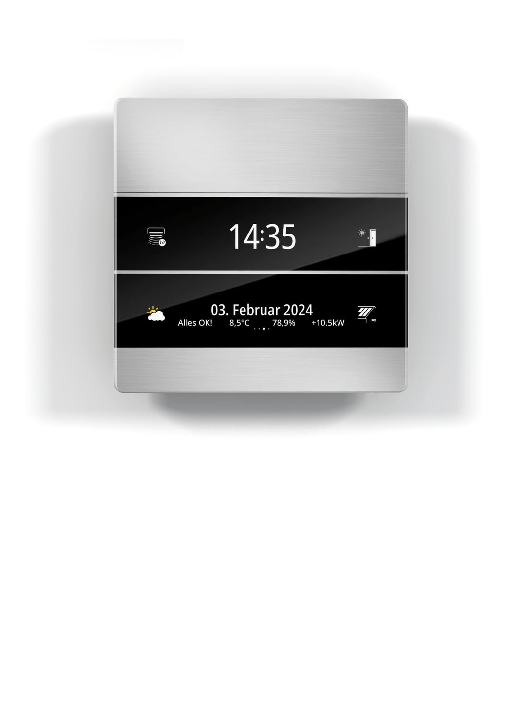 MeTa² KNX Standard Raumcontroller (Aluminium), Aluminium