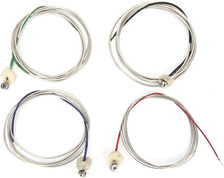 Cello Saiten Komplettsatz Stahlseil Kern Universal Cellosaiten für Professionelle Musikinstrumente D
