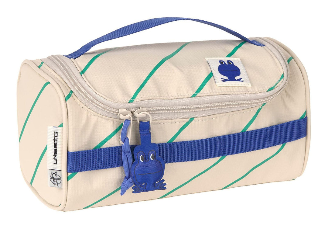 Lässig Kulturbeutel Happy Trails Mini Washbag Frog Creme
